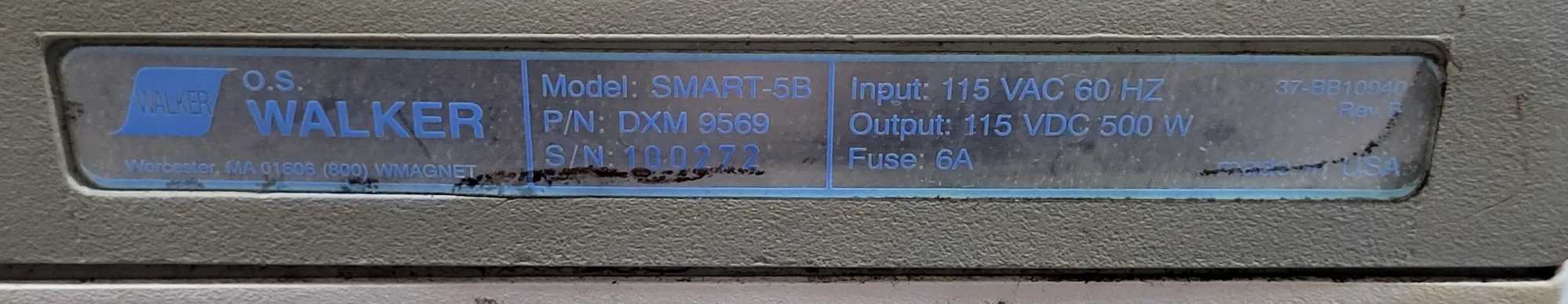 WALKER 24X48 ELECTRO-MAGNETIC CHUCK W/ OS WALKER SMART B-5 SMART CONTROL - MACHINING