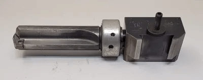 ALLIED MACHINE 22050S-005I STRAIGHT FLUTE INSERT SPADE DRILL, MT5 SHANK, 2.456"-3.5079" DIA - MACHINE TOOLING