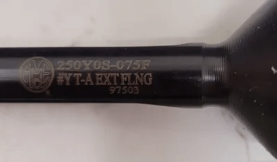 AMEC 250Y0S-075F STRAIGHT FLUTE SPADE DRILL, 3/8" TO 27/64" DIAM, 4-3/8" MAX DEPTH - MACHINE TOOLING