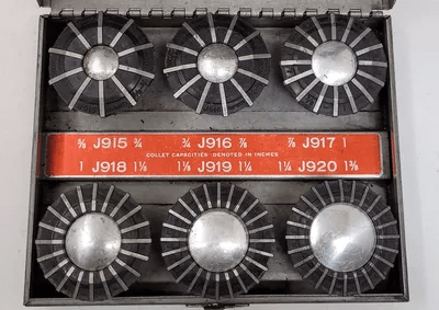 JACOBS RUBBER FLEX COLLETS - RANGE: 5/8IN - 1-3/8IN - MACHINE TOOLING