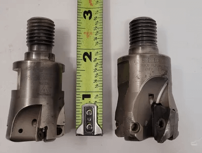 ASSORTED INGERSOLL & SECO MODULAR HEAD SHELL MILLS, 1.378IN/1.5IN CUTTING DIAMETER (2 PCS) - MACHINE TOOLING