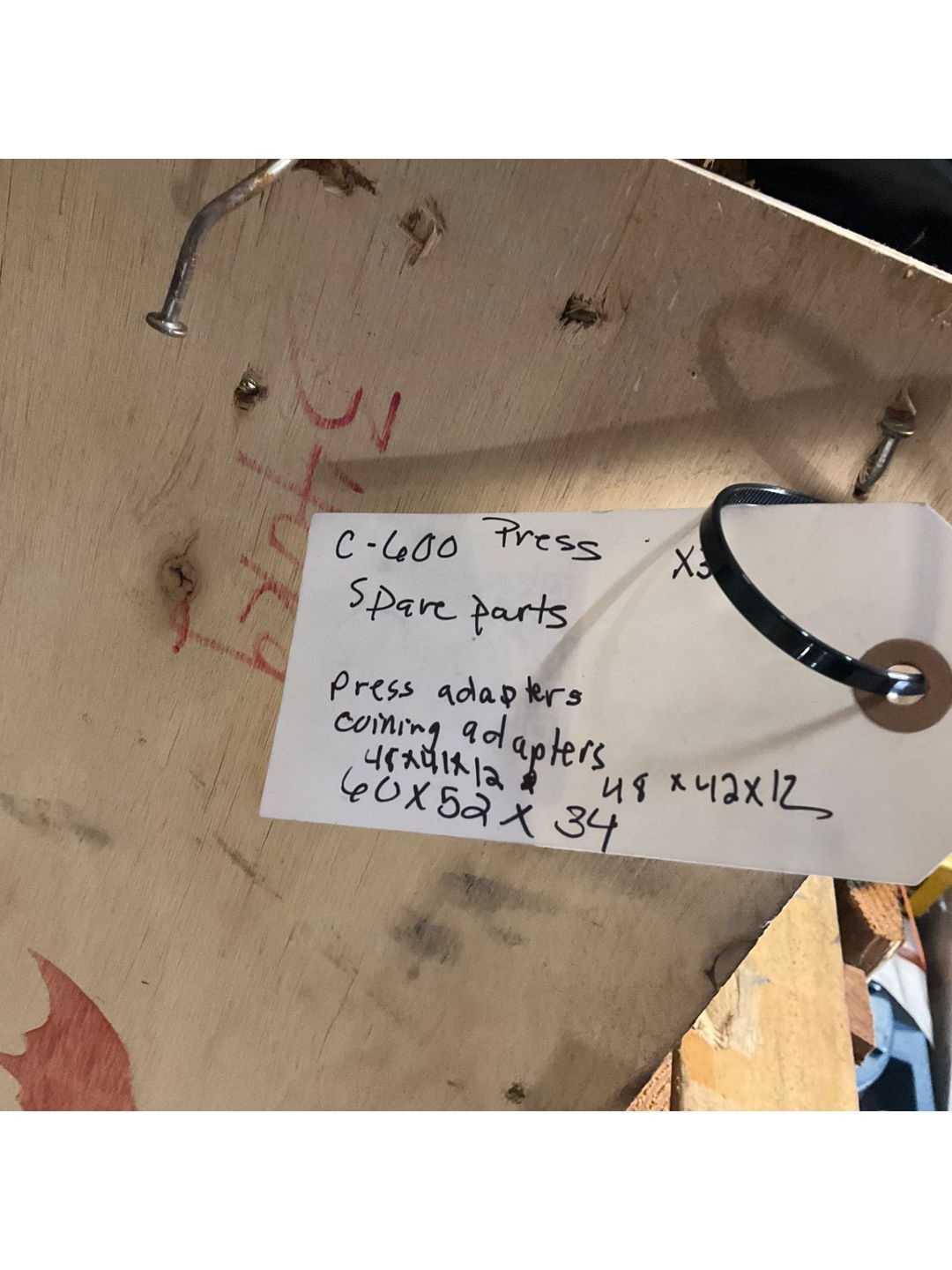 BULK QTY OF PRESS PARTS - PRESS BRAKE TOOLING