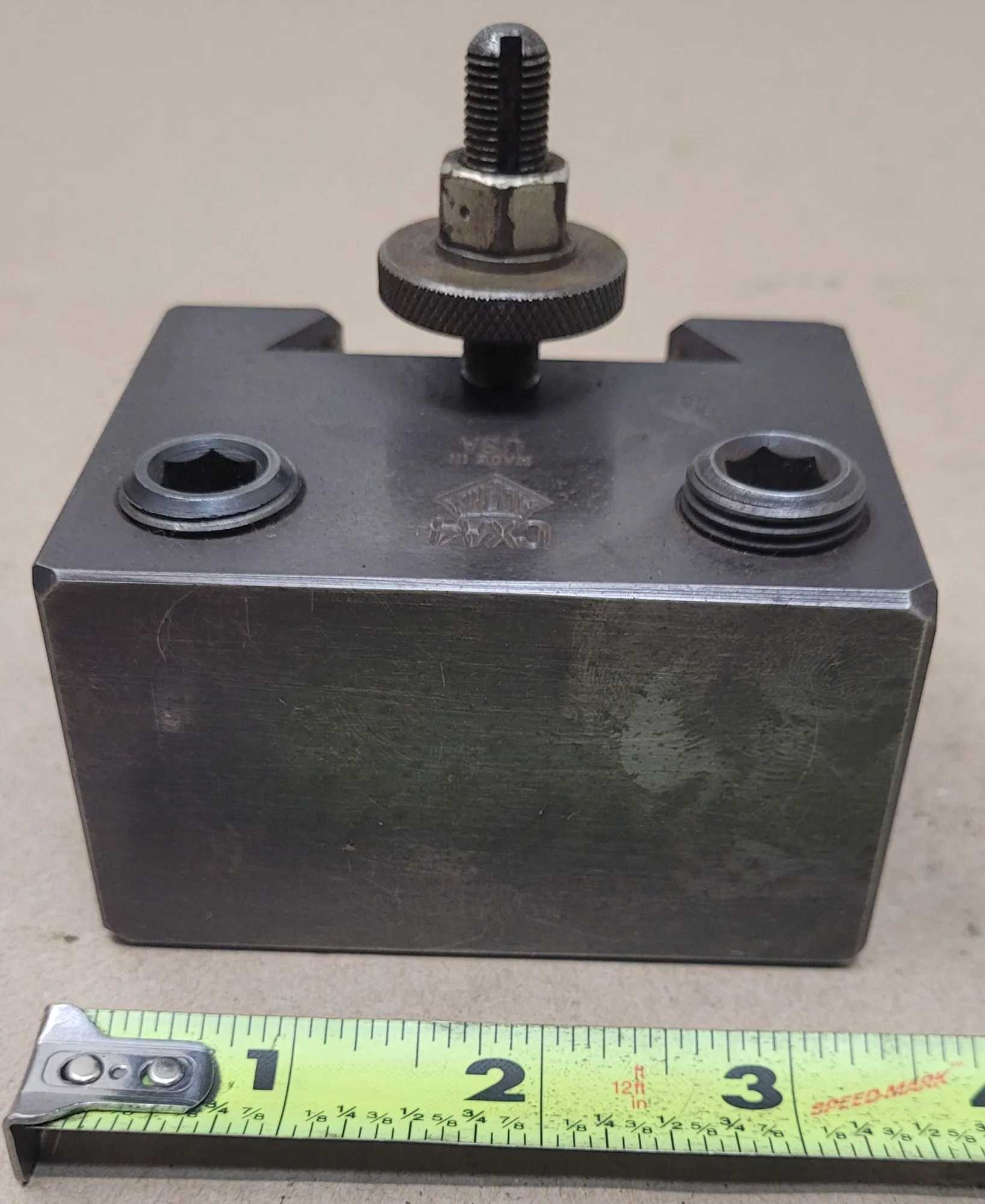ALORIS CXA 4 BORING BAR HOLDER WITH ACCUPRO DA100 COLLET CHUCK - MACHINE TOOLING