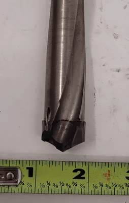 KENNAMETAL INDEXABLE INSERT DRILL, 0.82" DIA, 7-1/2" OAL, 2 FLUTES, STRAIGHT SHANK, 1" SHANK DIA - MACHINE TOOLING