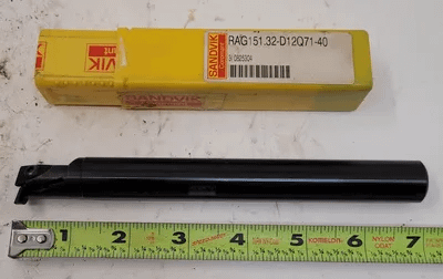 SANDVIK COROMANT RAG151.32-D12Q71-40 T-MAX Q-CUT BORING BAR, 0.7086IN MIN BORE DIA - MACHINE TOOLING