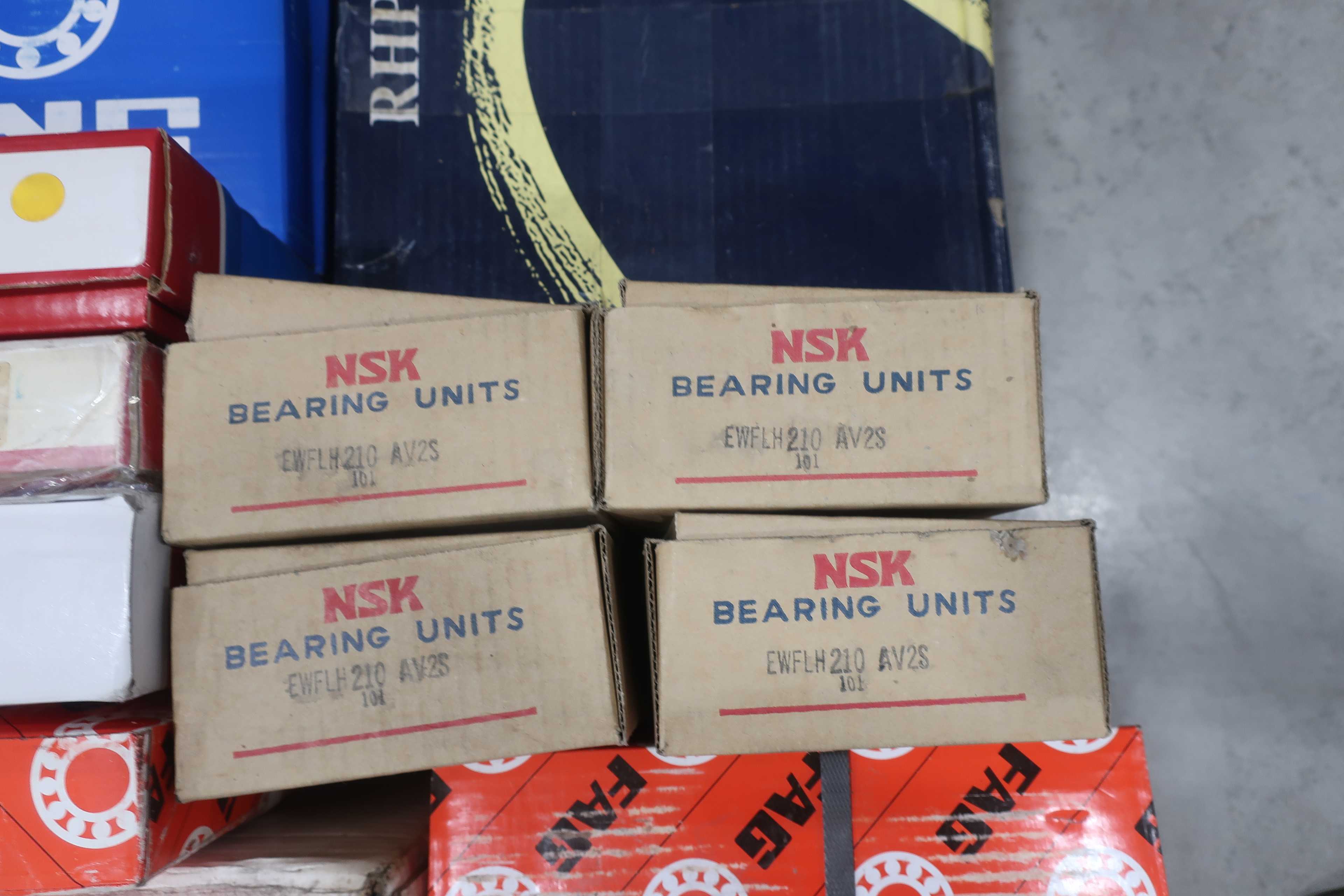 SKU 1738658 - PALLET OF ASSORTED BEARINGS, NSK, SKF, FAG, RHP For Sale ...