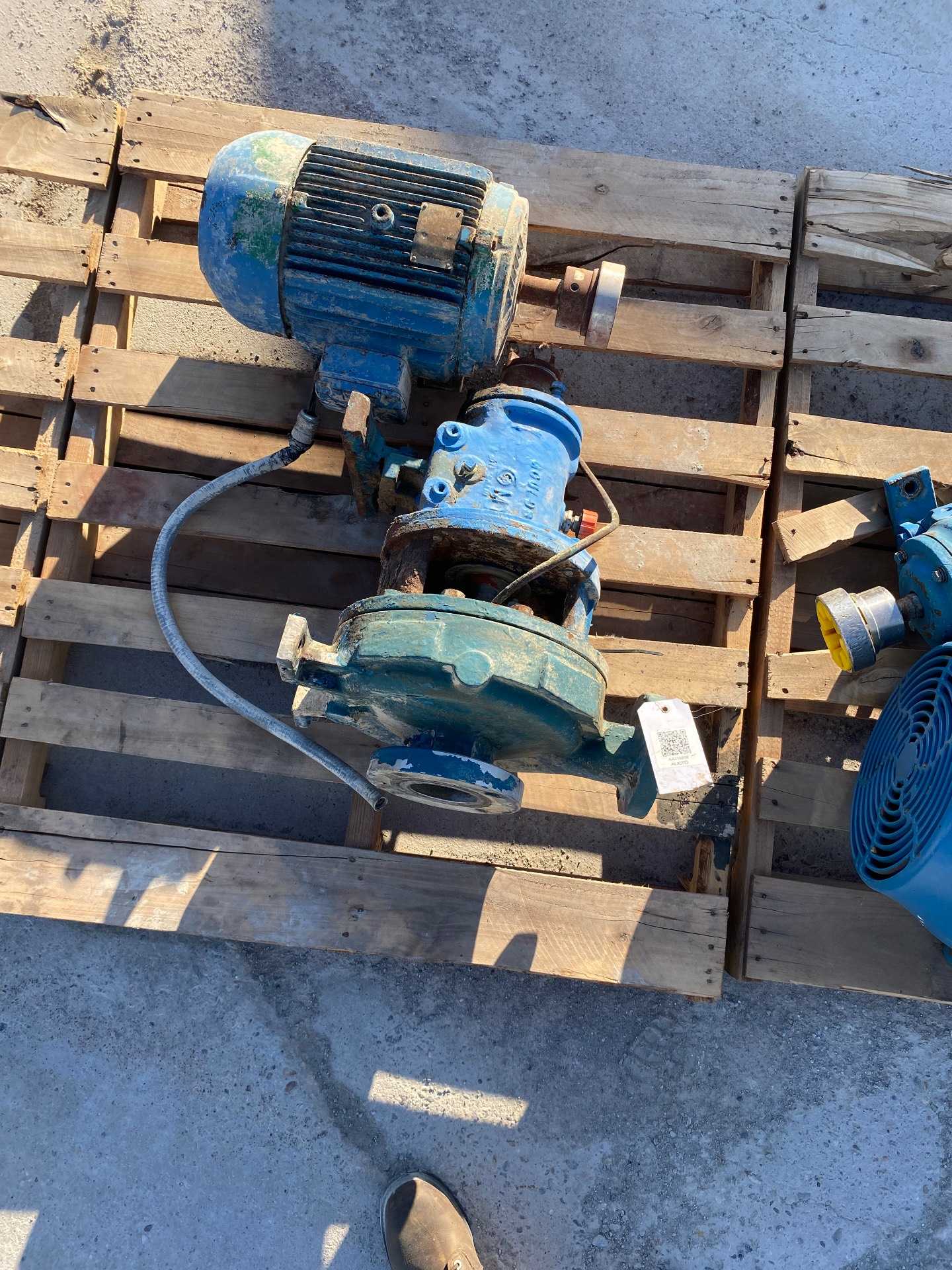 GOULDS 3196 PUMP & 10 HP MOTOR ASSEMBLY - PUMP & MOTOR ASSEMBLY