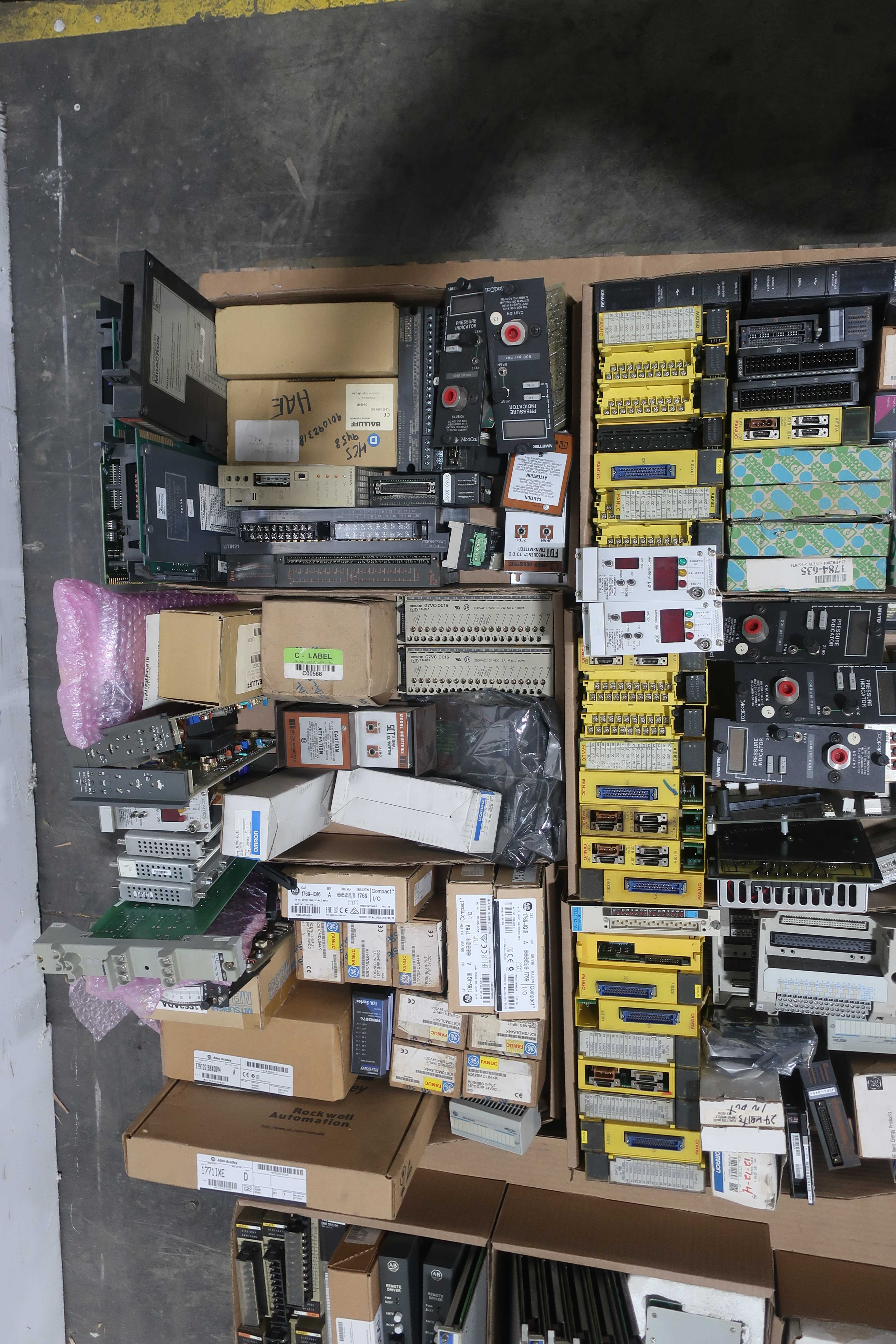 SKU 1739828 - 6 PALLETS OF ASSORTED MODULES - PLC MODULES