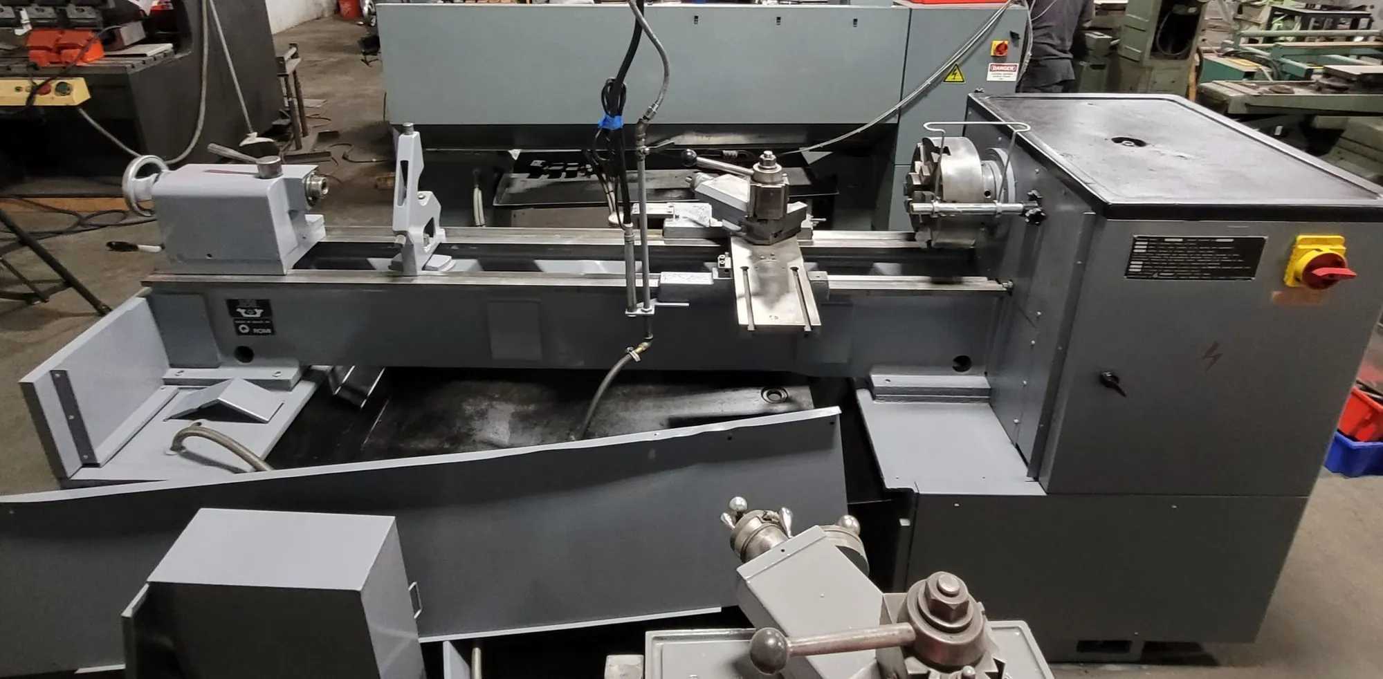 BRIDGEPORT ROMI 16-8 ENGINE LATHE, SWING 16 1/2'', 80'' BETWEEN CENTERS - CNC LATHES