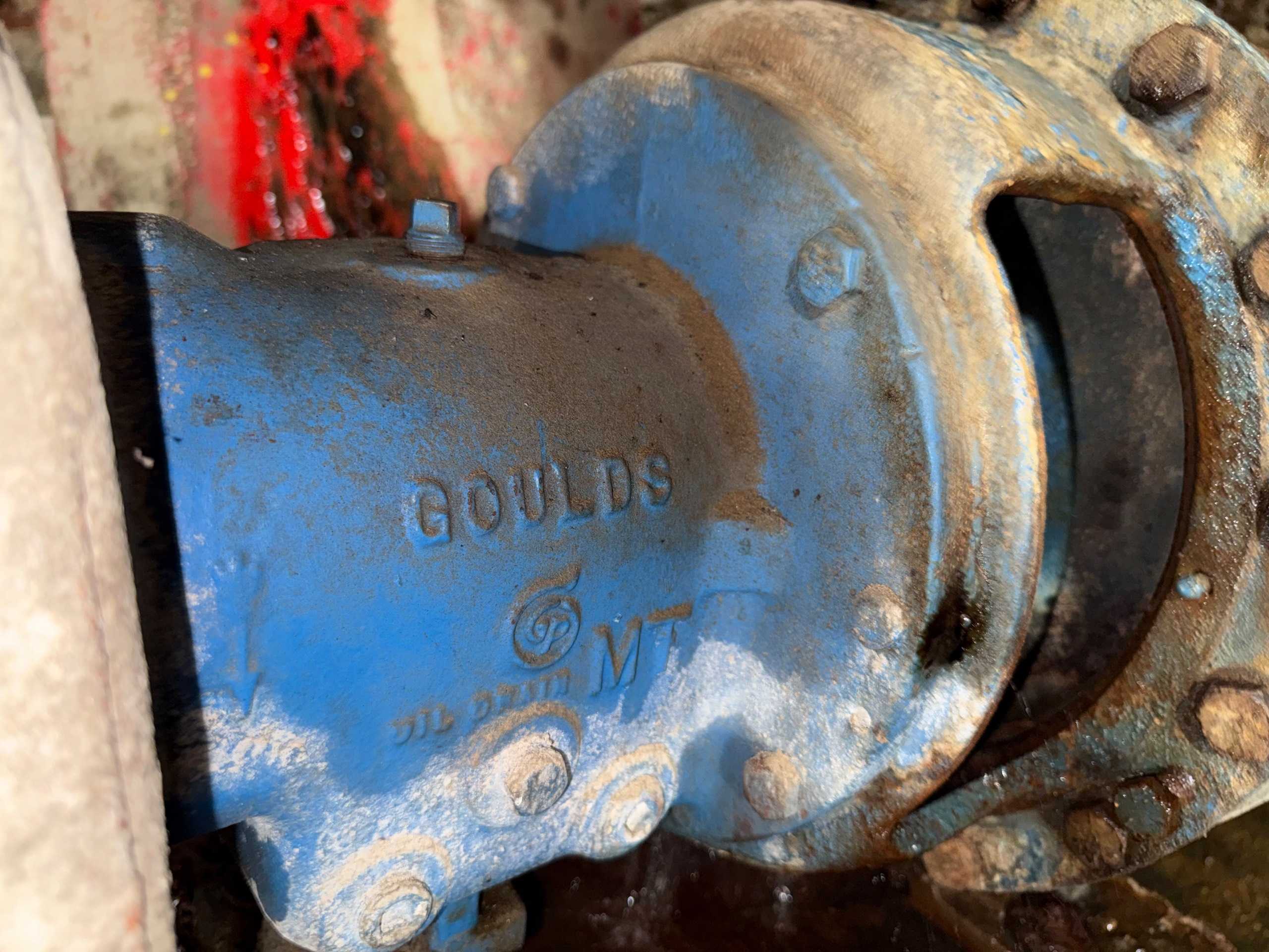 GOULDS PUMP & 25HP MOTOR ASSEMBLY - PUMP & MOTOR ASSEMBLY