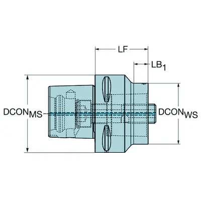 SANDVIK COROMANT CAPTO C8 REDUCTION ADAPTER - MACHINE TOOLING