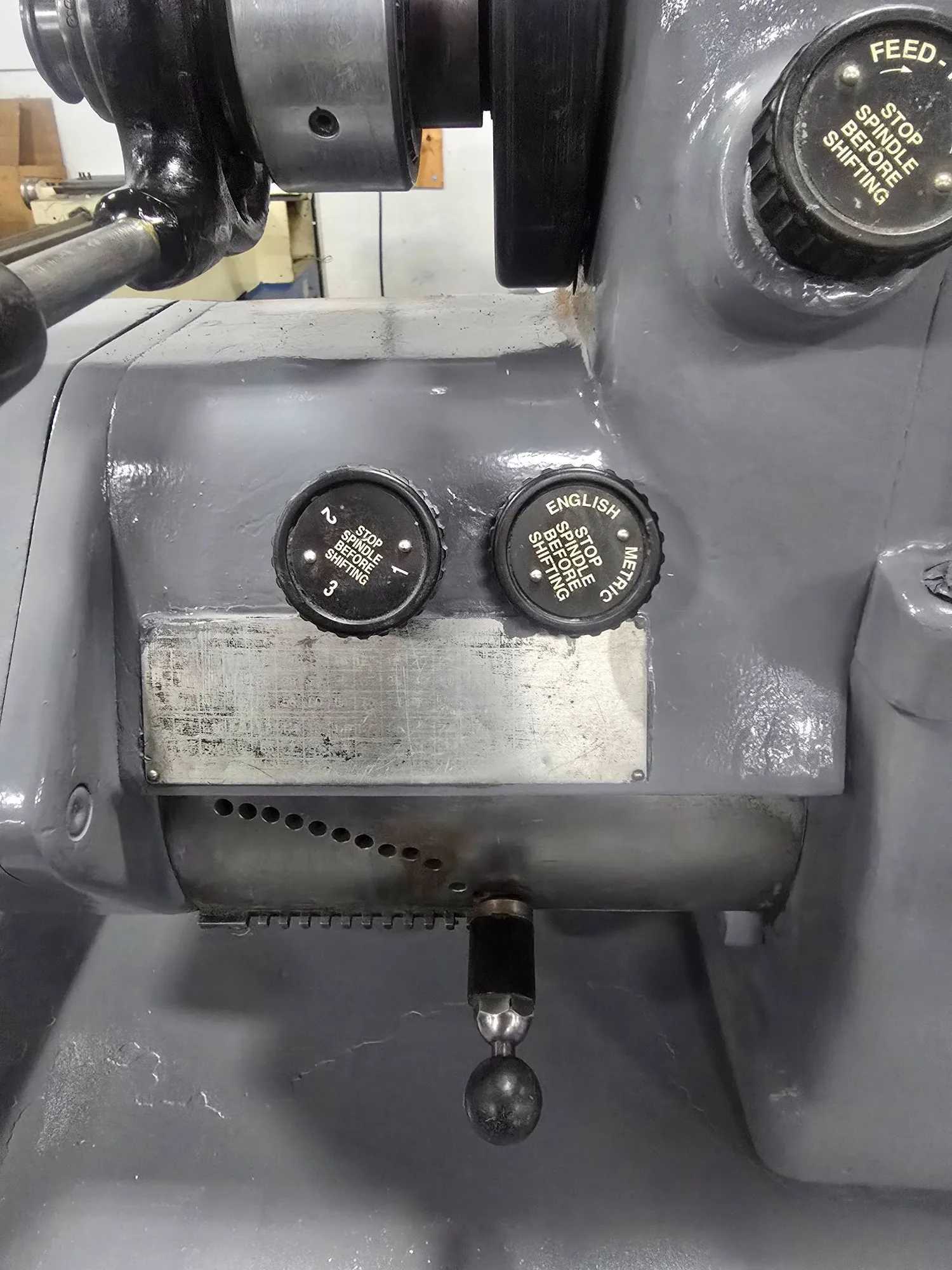 HARDINGE HLV-H-EM LATHE 11" SWING 18" CENTERS 3000 RPM 5C COLLET 1 HP 400V - MANUAL LATHES