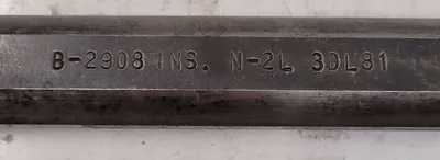 KENNAMETAL B-2908 INS. N-2L 3DL81 BORING BAR GROOVING INSERT - MACHINE TOOLING