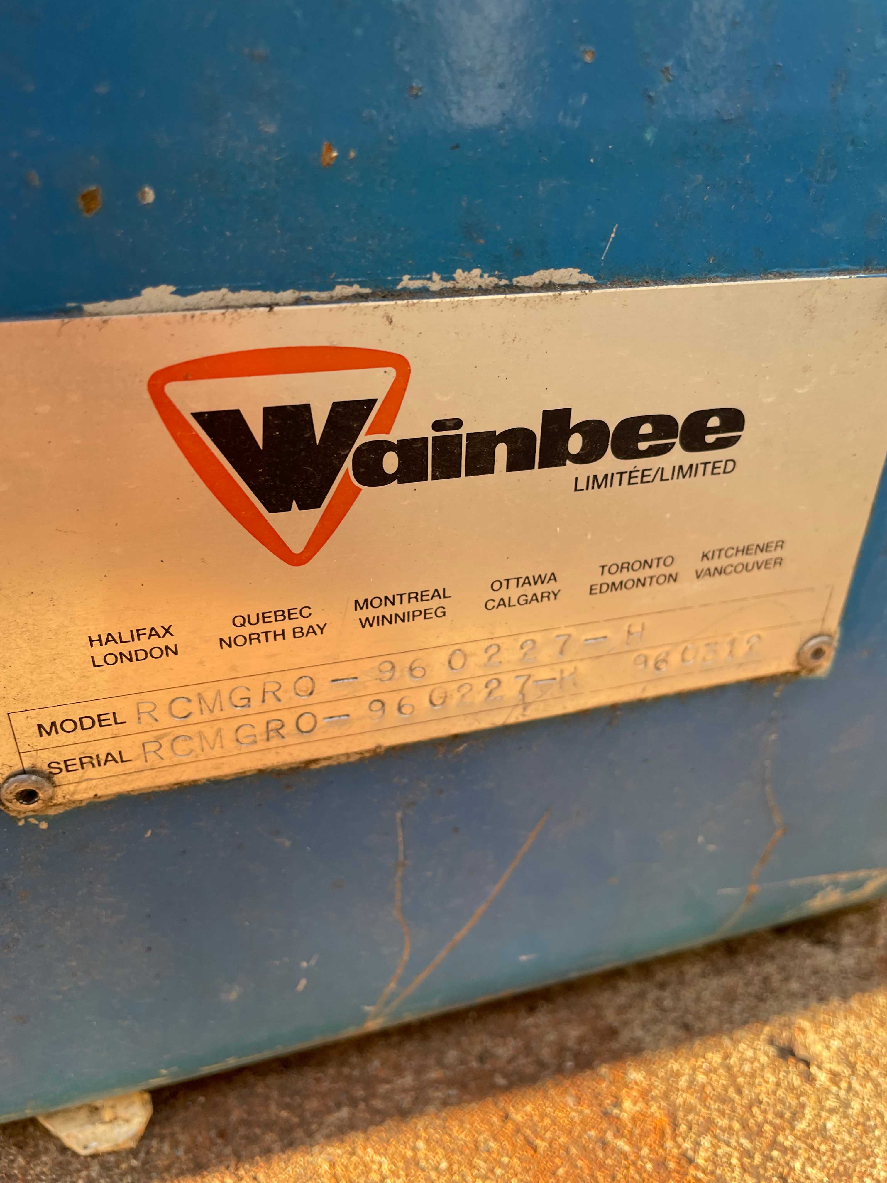 WAINBEE RCMGRO-960227-H HYDRAULIC POWER UNIT - HYDRAULIC POWER UNIT