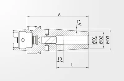 HAUSER A40.140.16 HSK40A SHRINK CHUCK – 16MM – SET OF 2 - MACHINE TOOLING
