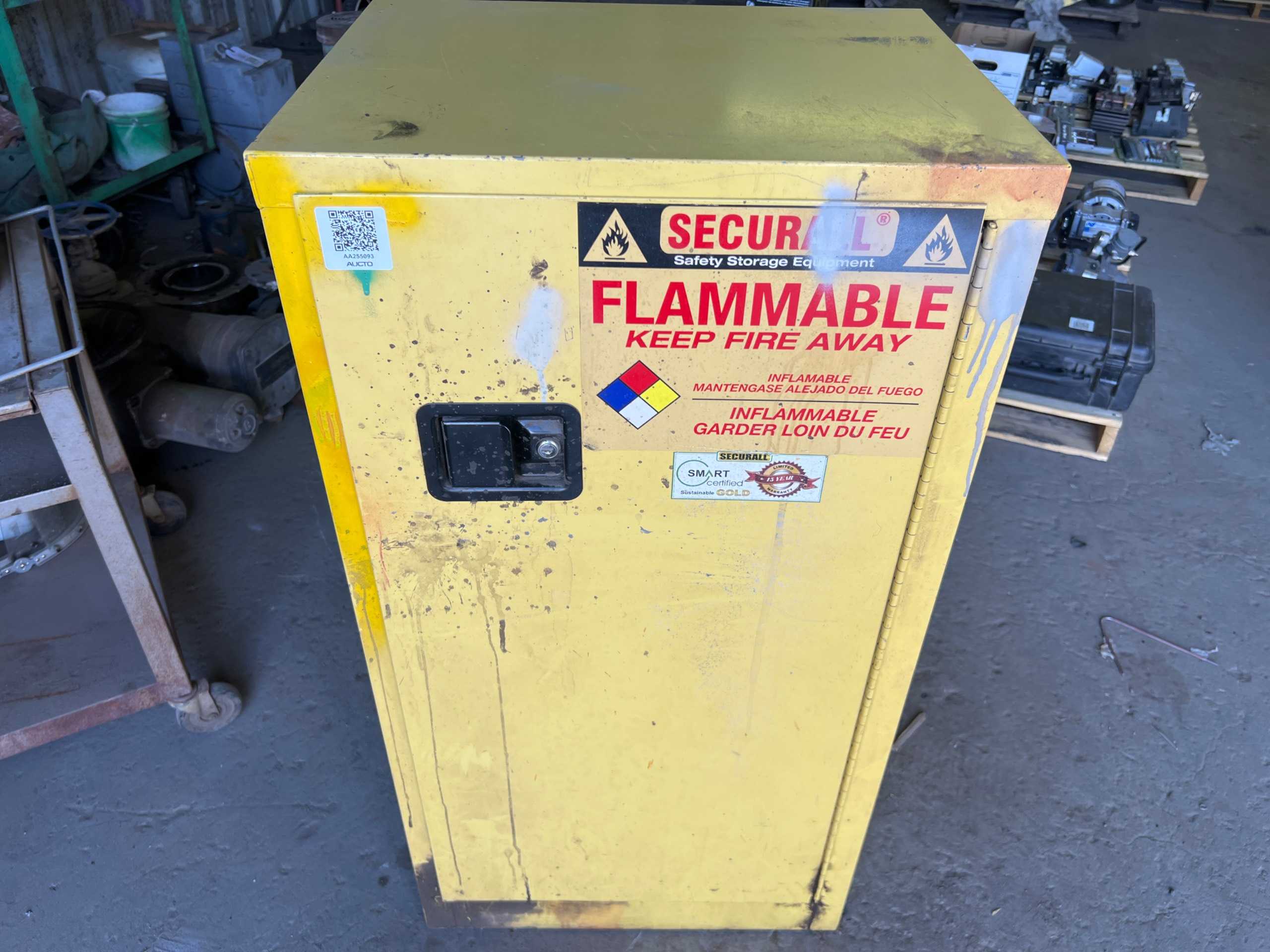 SECURALL A110 FLAME PROOF STORAGE CABINET - FLAME PROOF STORAGE CABINET