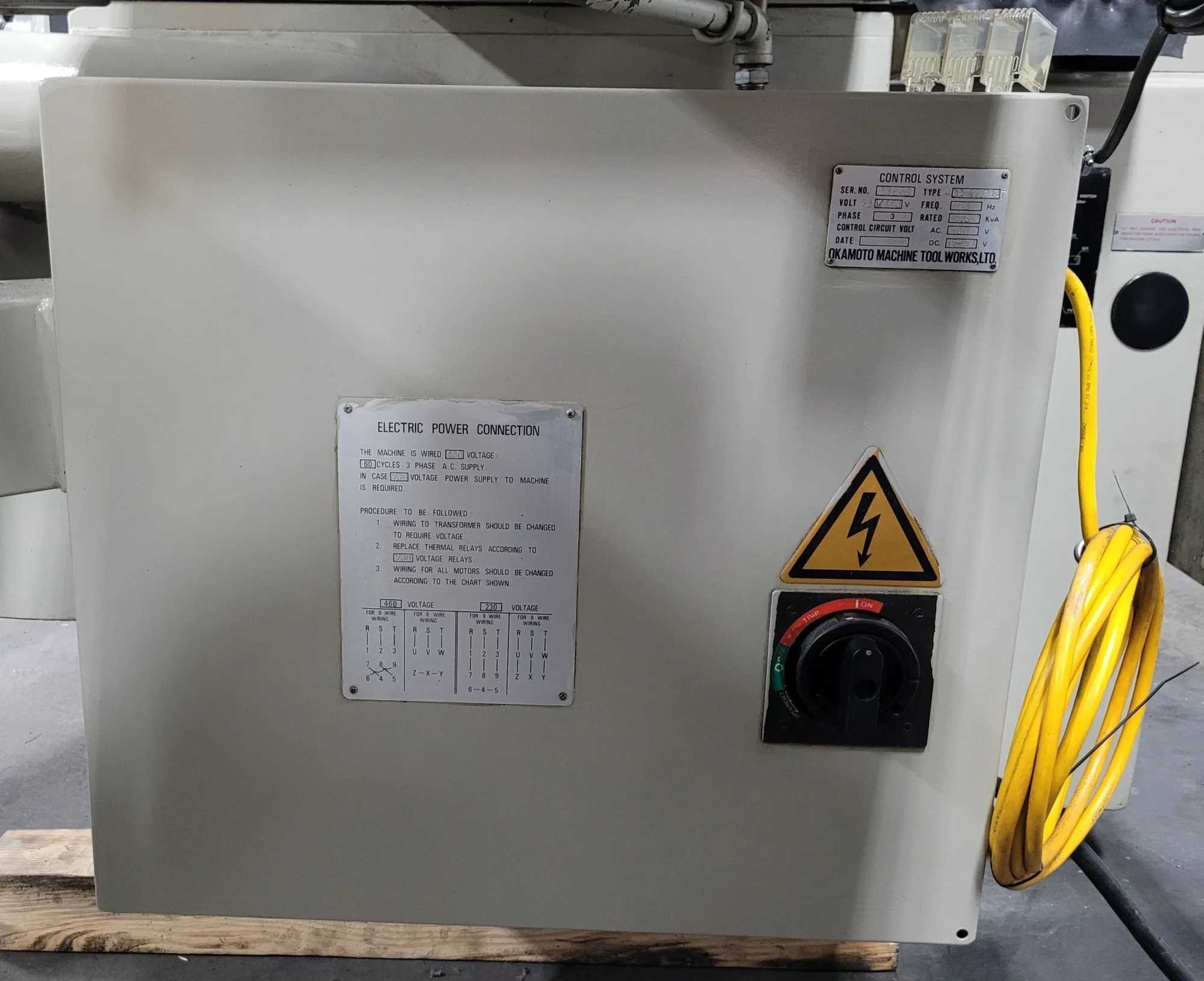2005 OKAMOTO ACC-12-24ST 3-AXIS HYDRAULIC SURFACE GRINDER - SURFACE GRINDERS