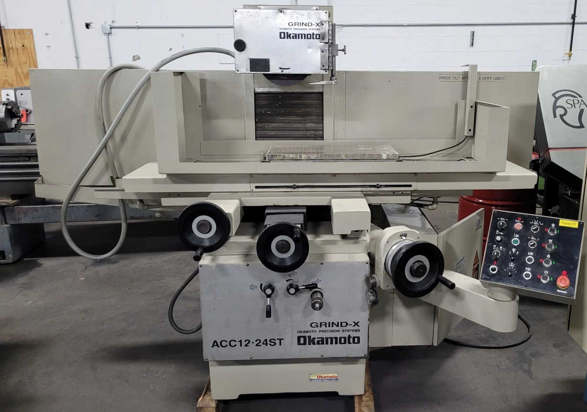 2005 OKAMOTO ACC-12-24ST 3-AXIS HYDRAULIC SURFACE GRINDER - SURFACE GRINDERS