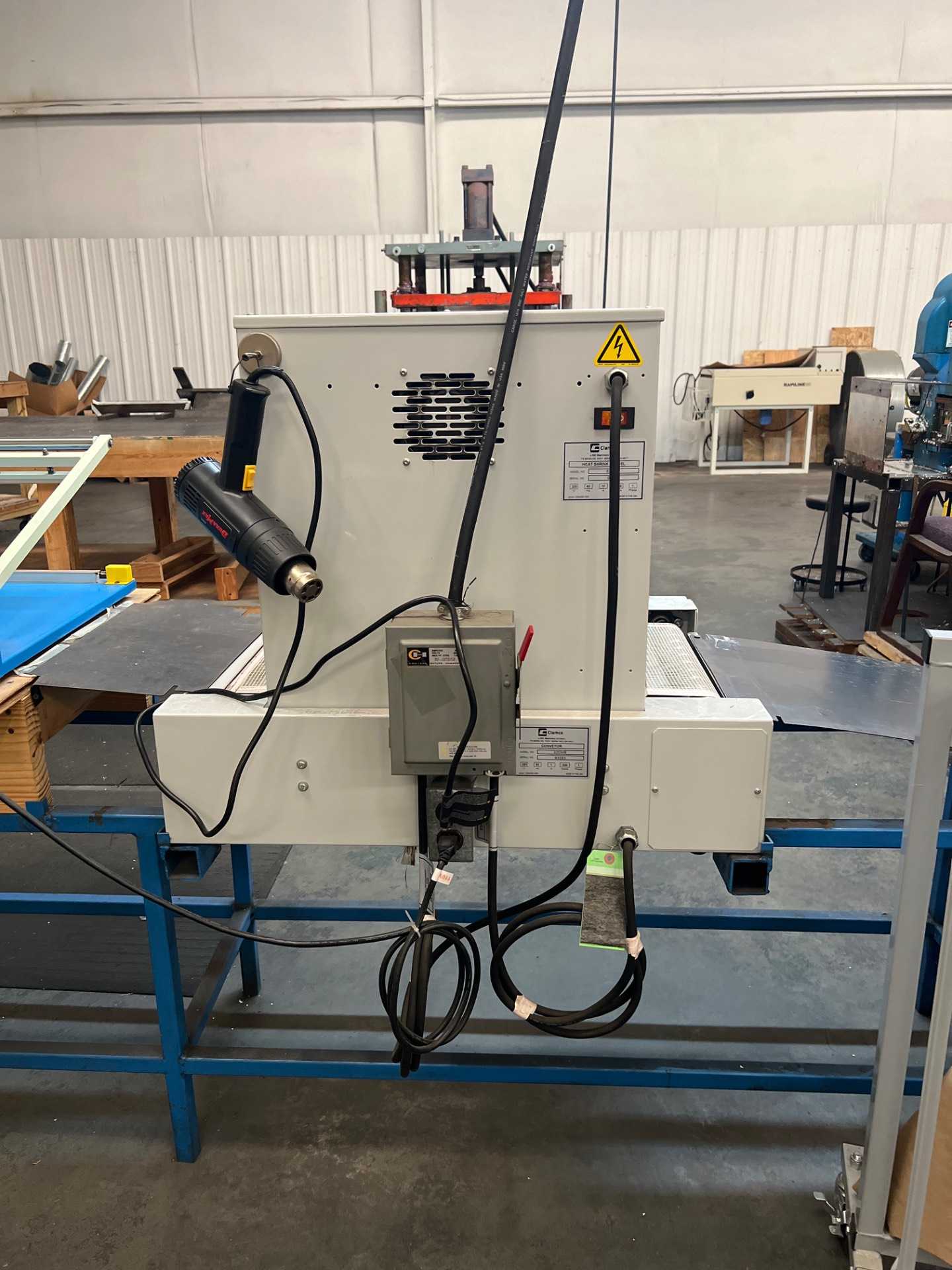 CLAMCO 820MB HEAT SHRINK TUNNEL - PACKAGING