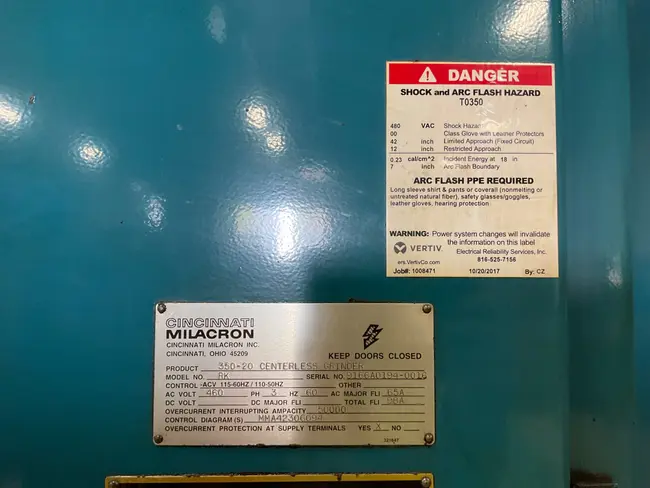 1994 CINCINNATI RK 350-20 CENTERLESS GRINDER - undefined