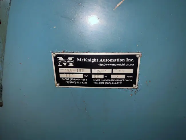 MCKNIGHT AUTOMATION E6-192 HOPPER VIBRATORY BOWL FEEDER - undefined