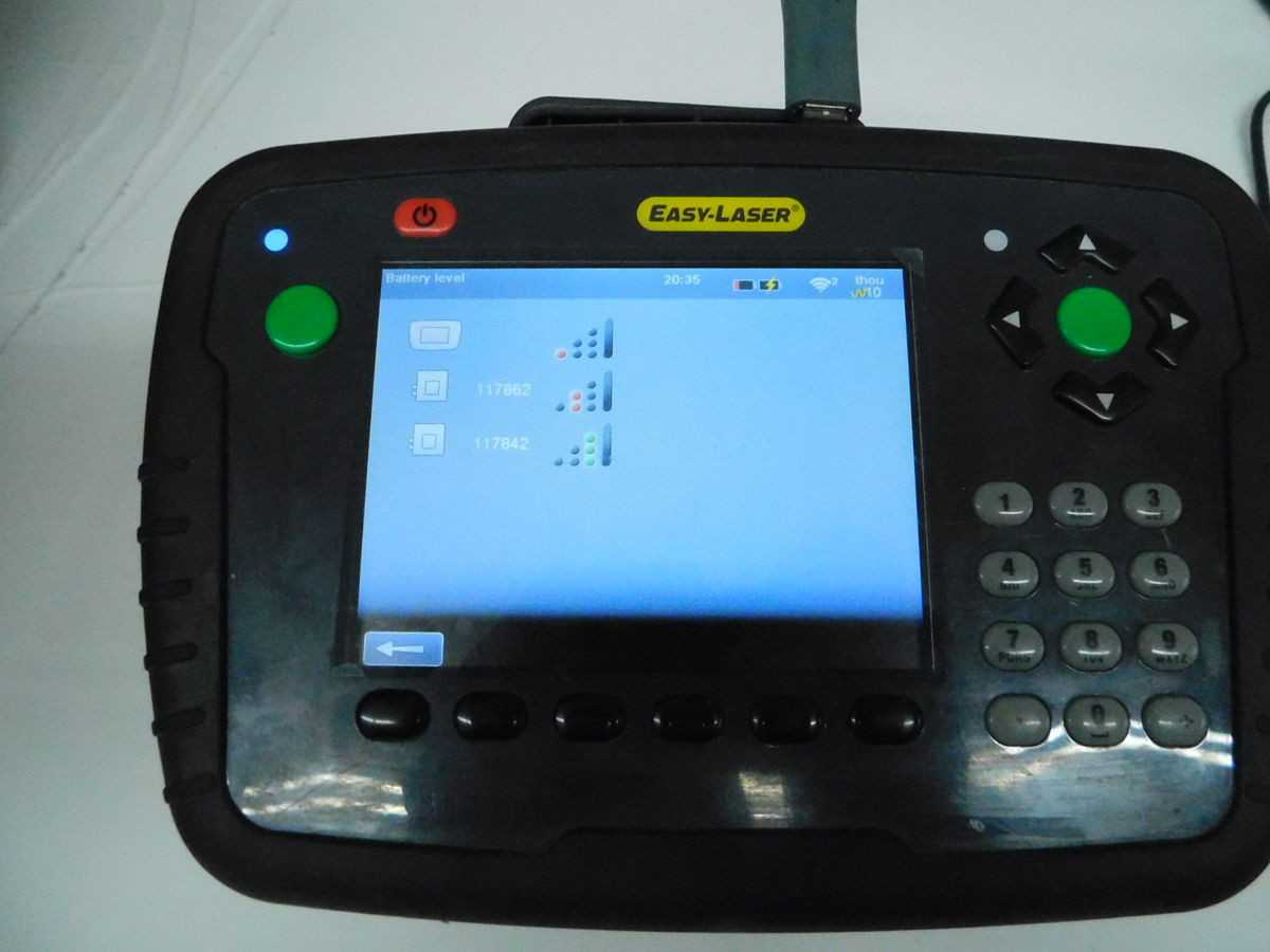 EASY-LASER E540 SHAFT ALIGNMENT SYSTEM, 2-AXIS DETECTOR, 0.01 MM RESOLUTION, 10 M DISTANCE - VISUAL INSPECTION