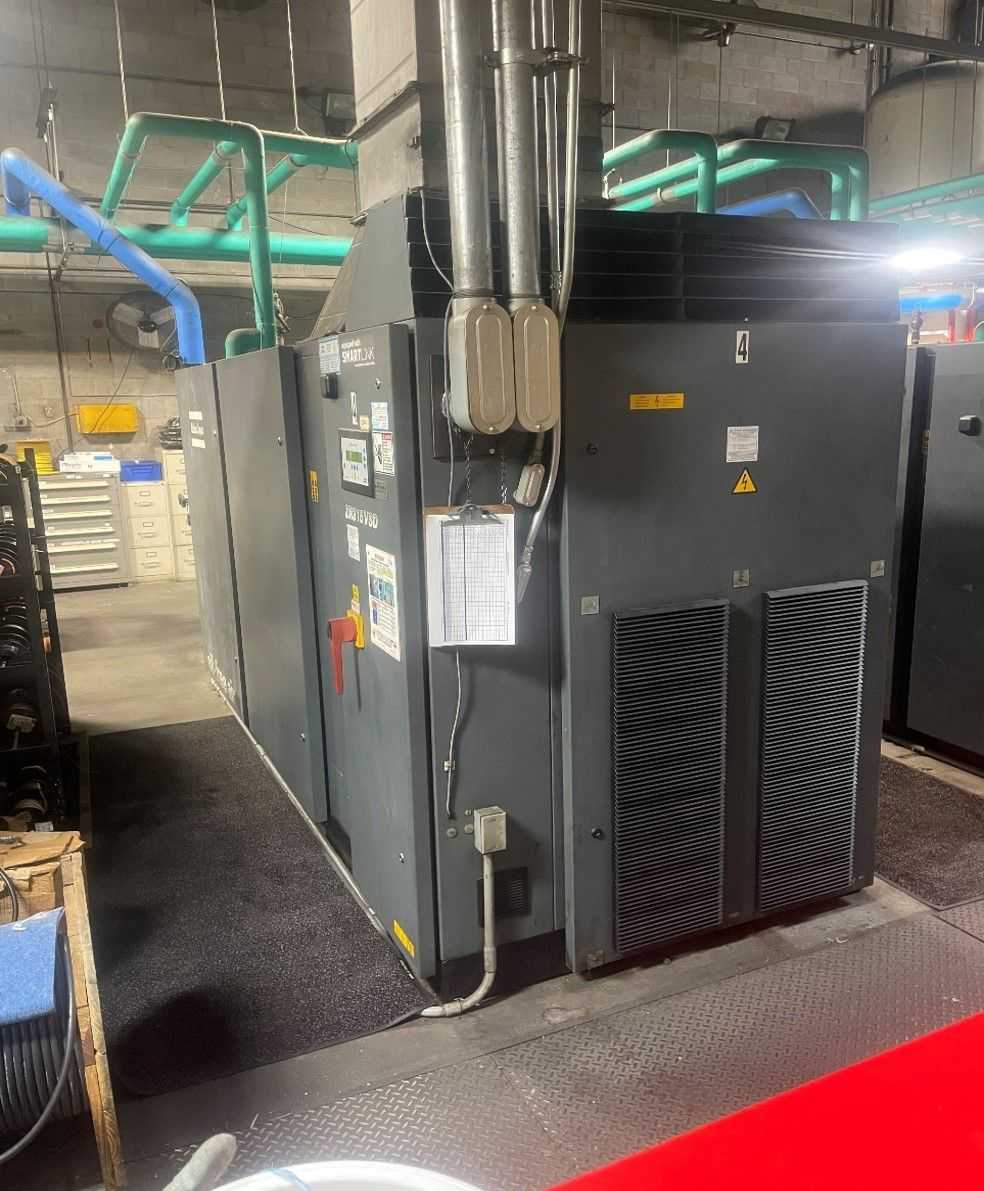 2003 ATLAS COPCO ZR 315 VSD STATIONARY AIR COMPRESSOR WITH DRYER - STATIONARY AIR COMPRESSOR