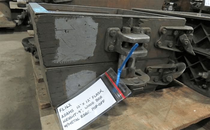 ADAMS EASY-OFF FLASK SAND CASTING MOLD 12X12X9IN 5 DEG TAPER - CASTING EQUIPMENT