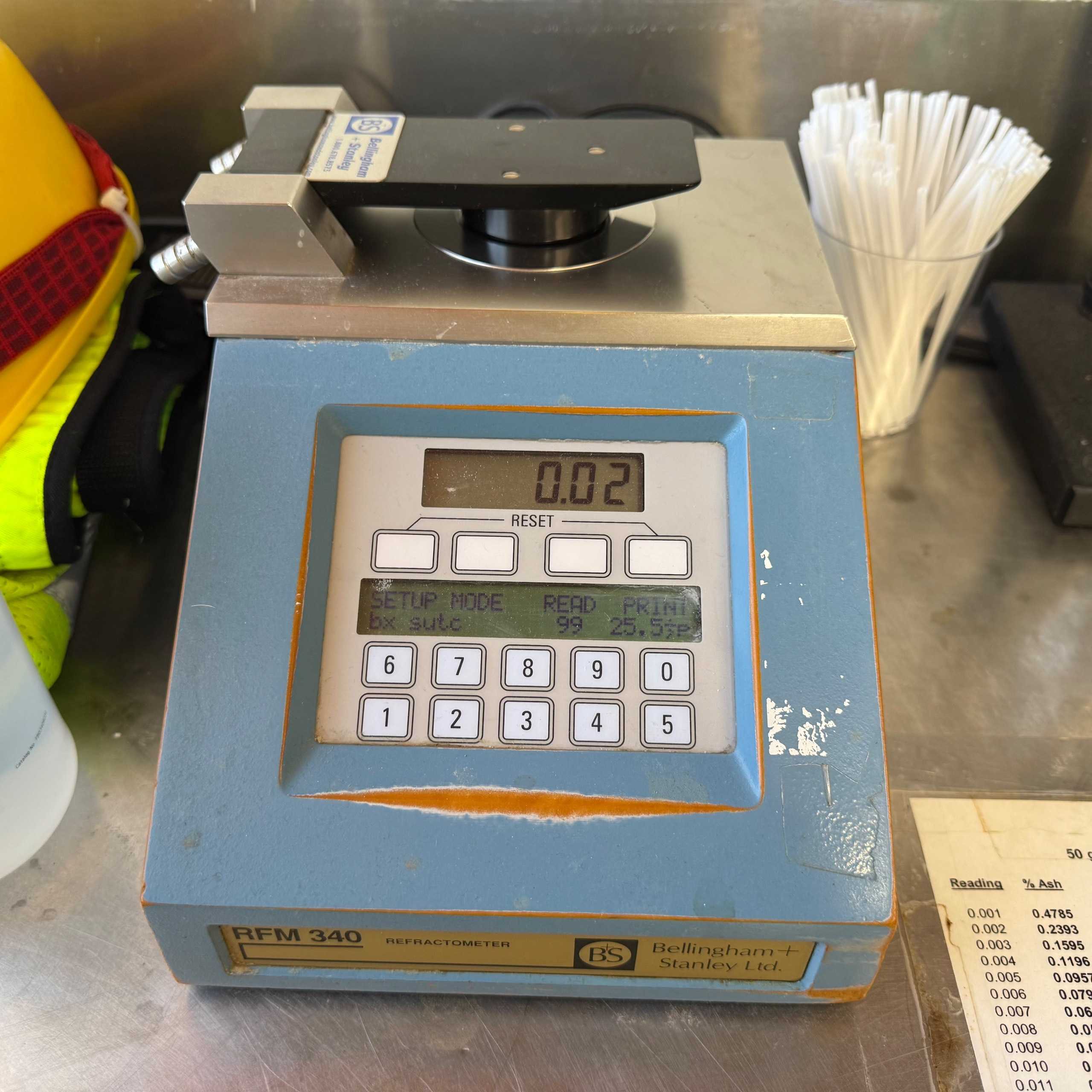 BELLINGHAM + STANLEY RFM340 REFRACTOMETER - ANALYZER