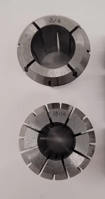 UNBRANDED 6 PIECE COLLET SET - SIZES INCLUDE 13/32, 3/4IN, 9/16, AND ERICKSON 13/32 - MACHINE TOOLING