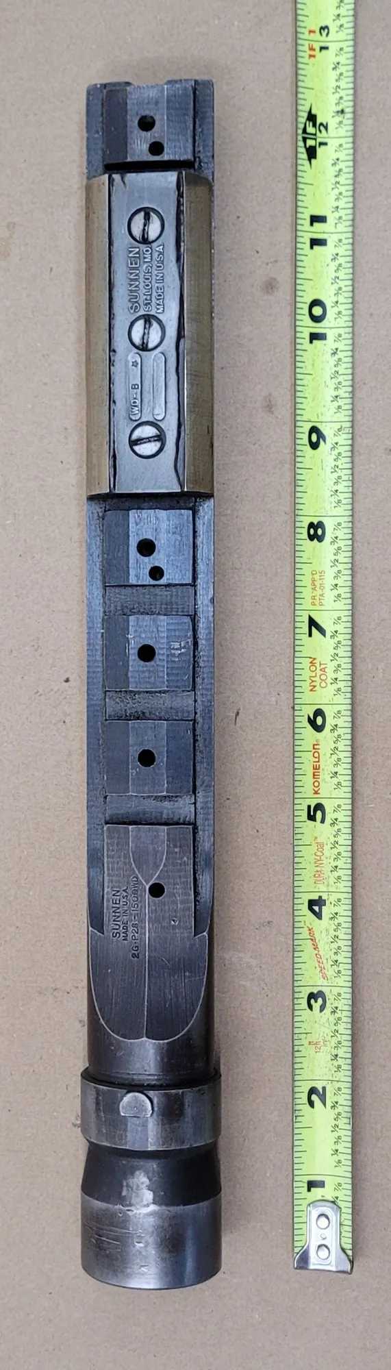 SUNNEN 2G-P28-1500 WD HONING MANDREL OAL: 12.5" HONING RANGE: 1.480"-1.625" STONE SIZE: P28 - MACHINE TOOLING
