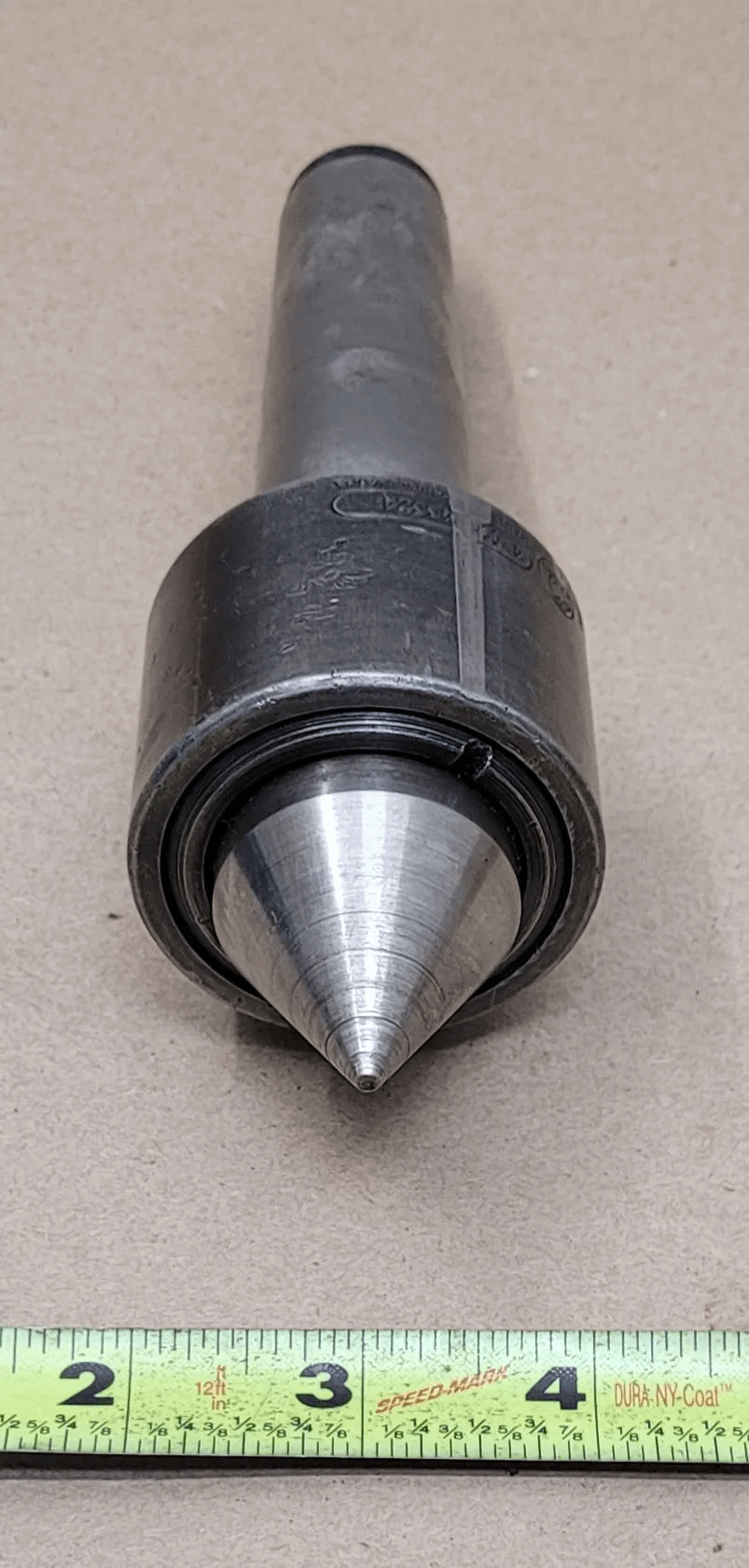 SKODA CSN 243324 LIVE CENTER, 4MT, 60 DEGREE, 2-3/16" BODY DIA, 7-1/2" LENGTH, 4000 RPM - MACHINE TOOLING