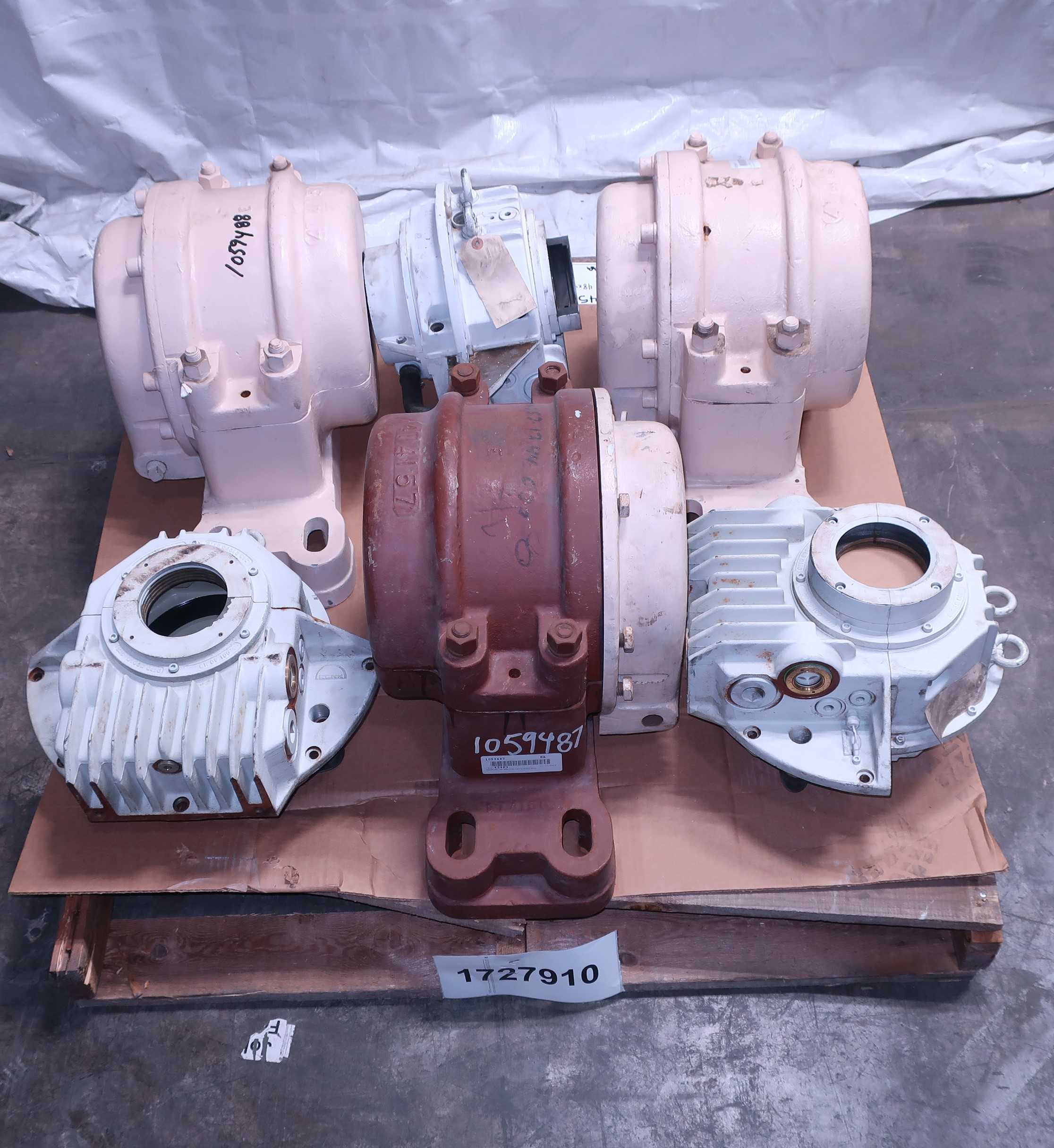 SKU 1727910 - PALLET OF ASSORTED RENK BEARING HOUSINGS AND INSULATED BEARINGS - BEARINGS