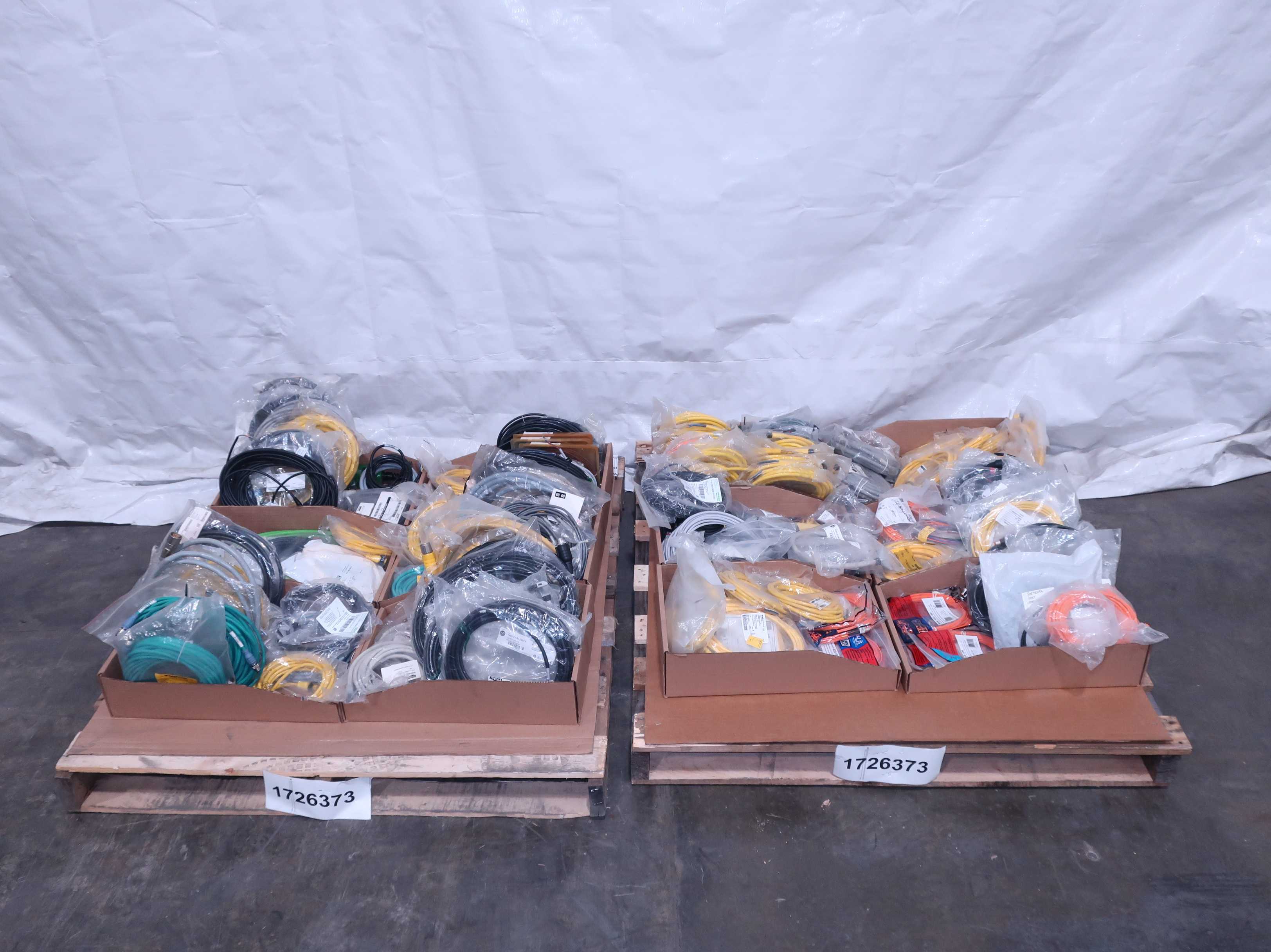 SKU 1726373 - 2 PALLETS OF ASSORTED CORDSET CABLES - CORDSET CABLES