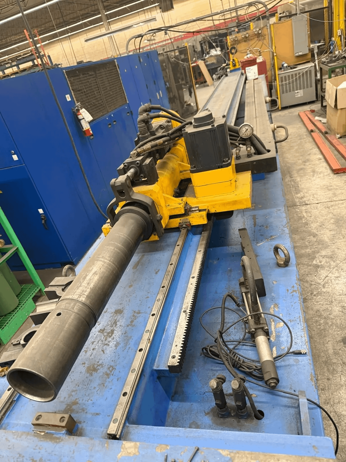 HORN CNC65TBRE 5-AXIS HYBRID TUBE BENDER, 2.5" OD, BENDPRO CNC, 128" MANDREL, DUAL-STACK - PIPE & TUBE BENDERS