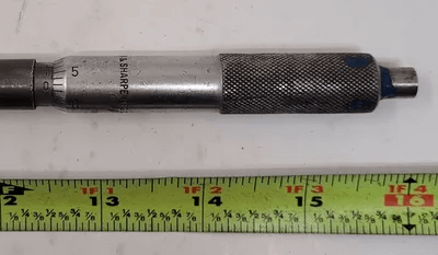 BROWN & SHARPE INSIDE MICROMETER, TUBULAR, 16-18IN RANGE, .001" GRADUATION - MACHINE TOOLING