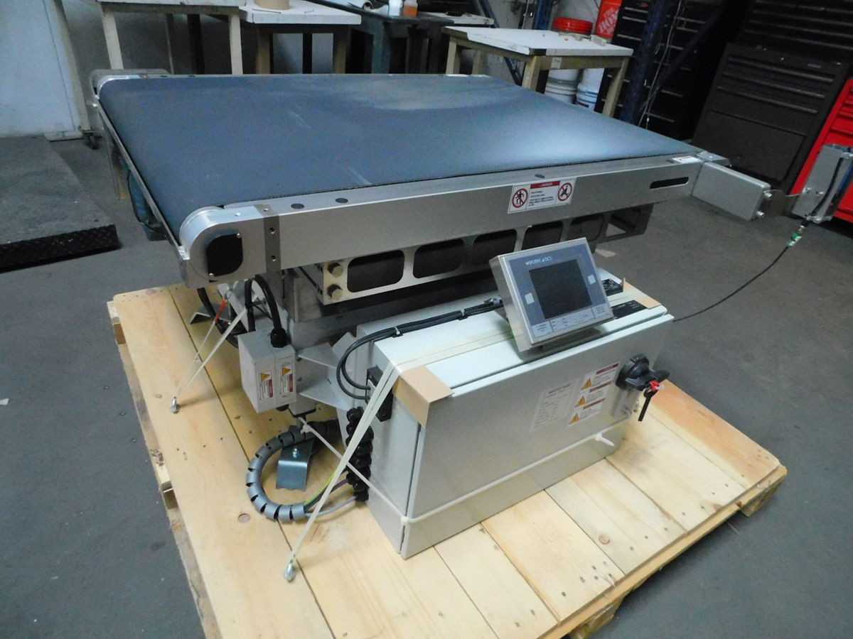 WIPOTEC-OCS IW-B150 SCALES, 100 LBS CAPACITY, 0.1 LBS READABILITY, 3.0 M/S SPEED, 600 PPM THROUGHPUT - CONVEYOR CHECK WEIGHER