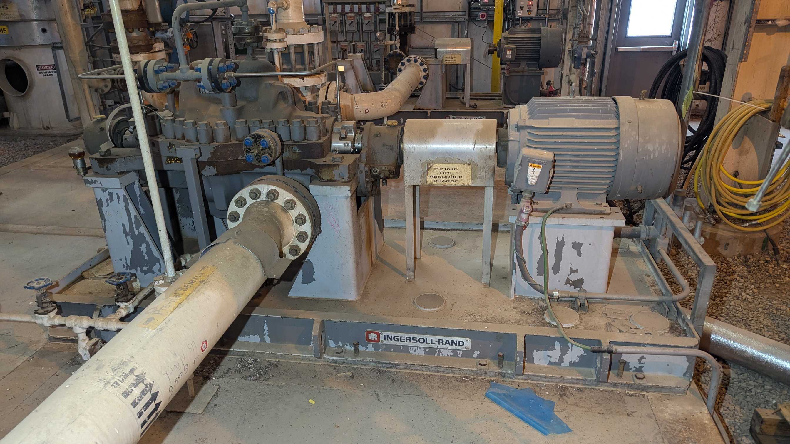 INGERSOLL-RAND 4X11DA-4 PUMP & 75 HP MOTOR ASSEMBLY - MULTI-STAGE PUMP