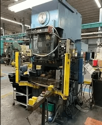 AIDA NC1-80(1) 88 TON SINGLE-CRANK GAP-FRAME PRESS, 3.93" STROKE, 10 HP, 55-110 SPM - MECHANICAL PRESSES