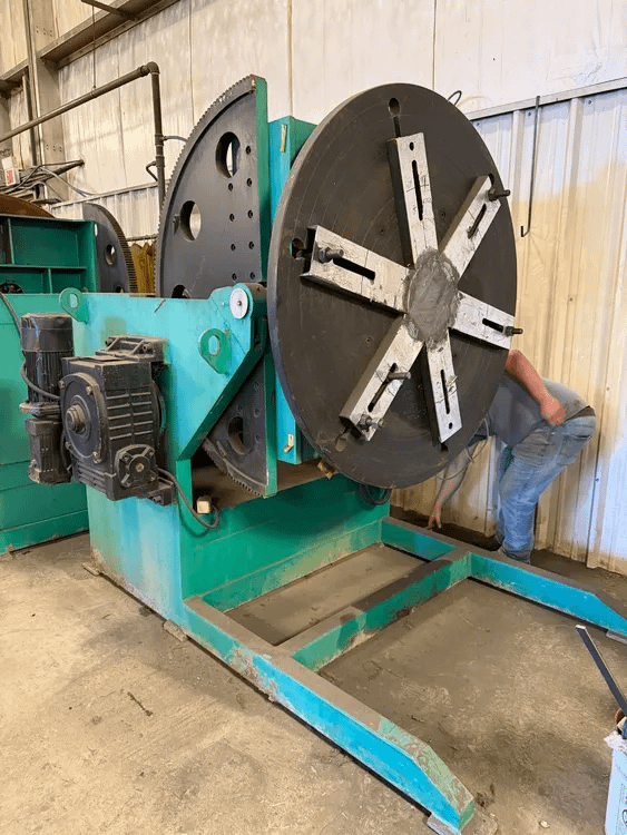 2014 VERNER VD-12000 TILT WELDING POSITIONER, 59" TABLE, 12000 LBS, 220V 60HZ 3PH - MATERIAL POSITIONERS