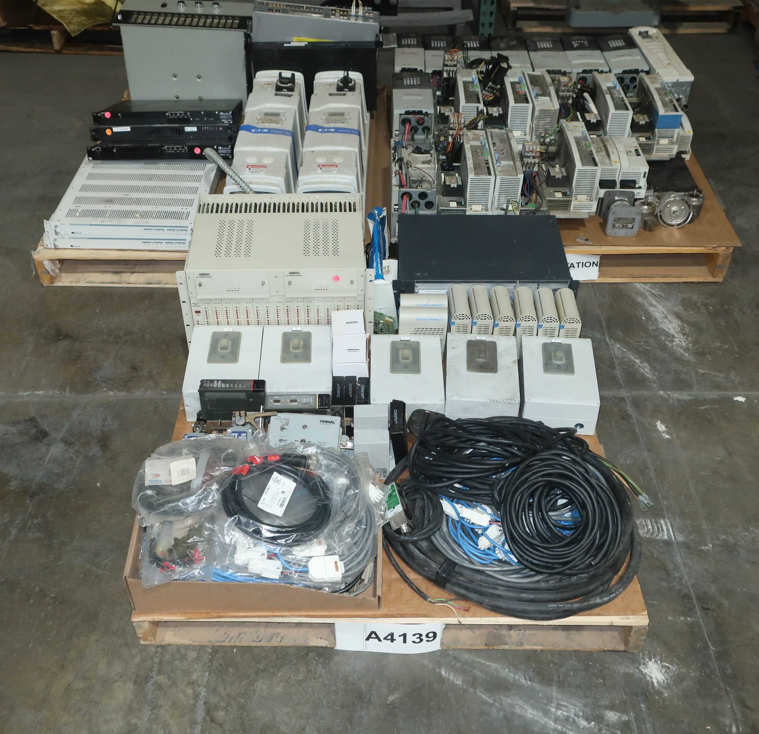 3 PALLETS OF ASSORTED AUTOMATION AND CONTROLS - AUTOMATION & CONTROLS