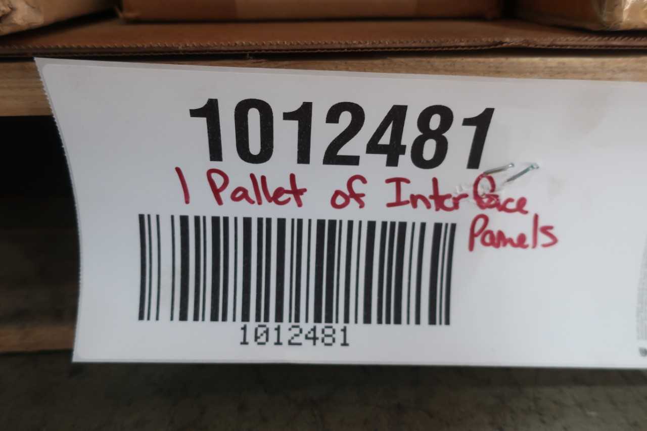 SKU 1012481 - PALLET OF ASSORTED INTERFACE PANELS - OPERATOR INTERFACE PANELS