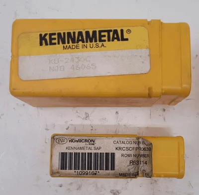 KENNAMETAL INDEXABLE TOOL CARTRIDGE – SET OF 8 – VARIOUS TYPES - MACHINE TOOLING