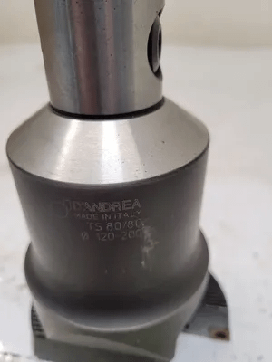 D'ANDREA MB TS 80/80 BORING HEAD W/ SMCC 80 CARTRIDGES, 120MM TO 200MM RANGE - MACHINE TOOLING