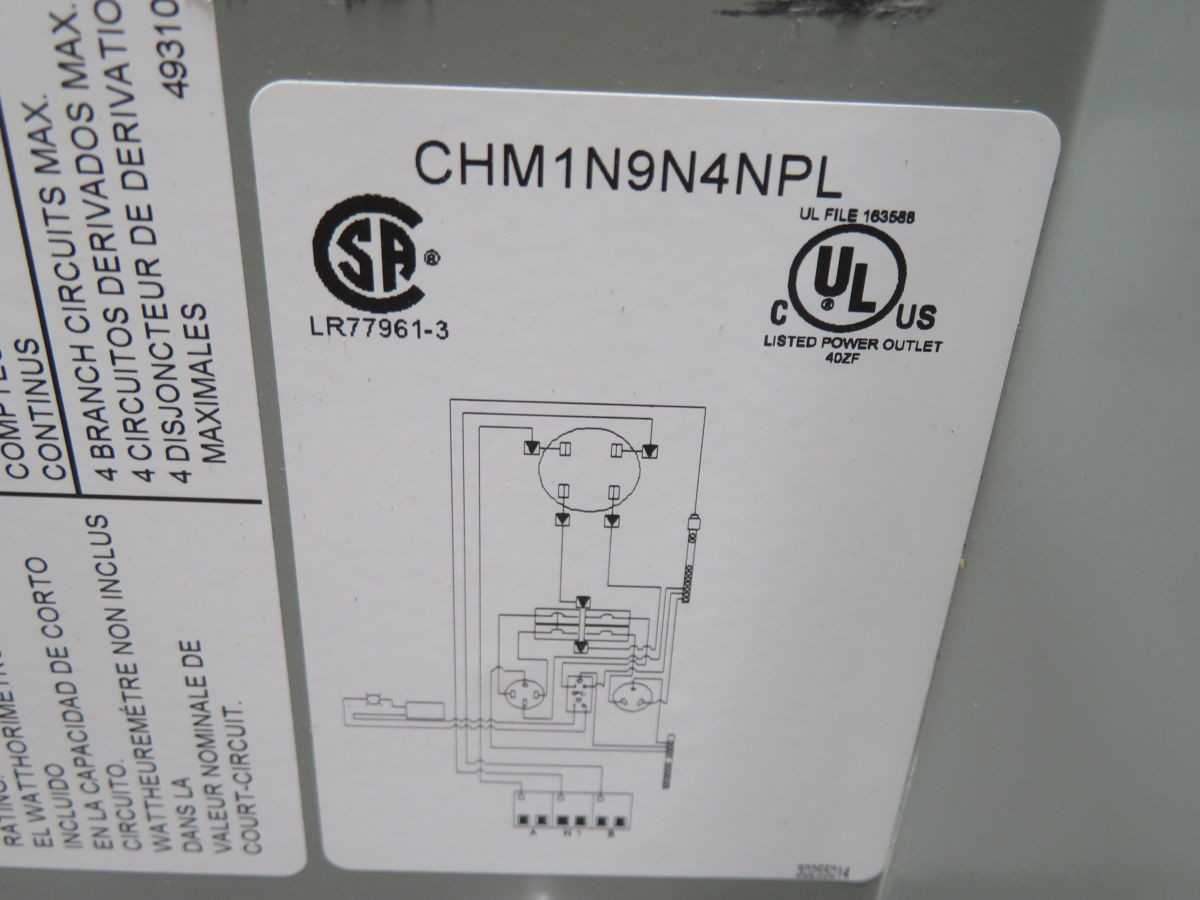 EATON CHM1N9N4NPL PEDESTAL, 200A SVC, 120/240V, 50A RV, 30A RV, 20A GFCI - POWER SUPPLIES