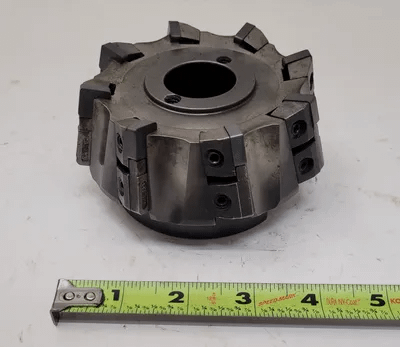 KENNAMETAL KDNR4SN415MB 4.0" INSERT FACE MILL, 1.50" BORE, 8 INSERT SLOTS - MACHINE TOOLING