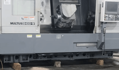 OKUMA MULTUS B400W MULTI-AXIS CNC TURNING CENTER WITH OSP-P200L CONTROL, 8-AXIS, 40-TOOL ATC - UNIVERSAL MACHINING CENTERS