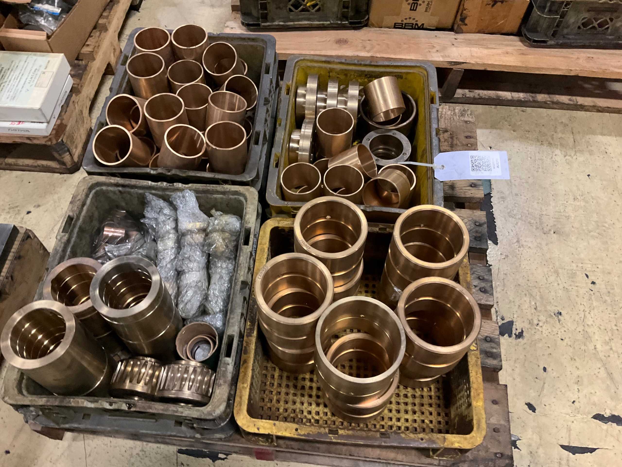 BULK QTY OF BRASS BUSHINGS