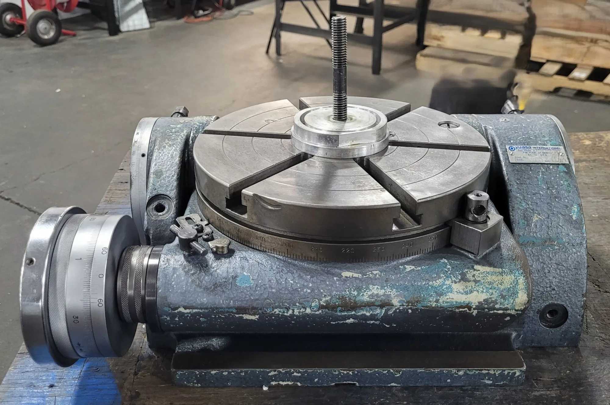 YUASA INTERNATIONAL ACCU-DEX 550-210 ROTARY INDEXER - MACHINING TOOLING & PARTS