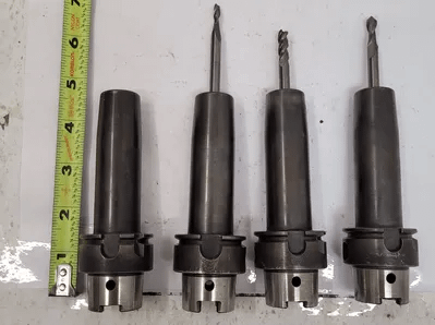 PARLEC H40-25SF394 HSK40A 1/4" SHRINK FIT TOOL HOLDER, OVERALL LENGTH 4.625” - MACHINE TOOLING